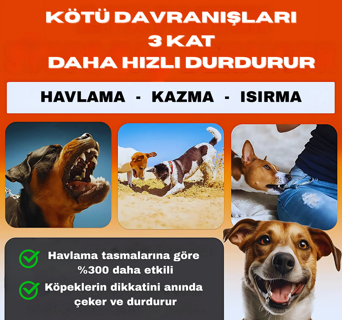 Ultrasonik Köpek Kovucu ve Eğitici NPS Alpha Pro