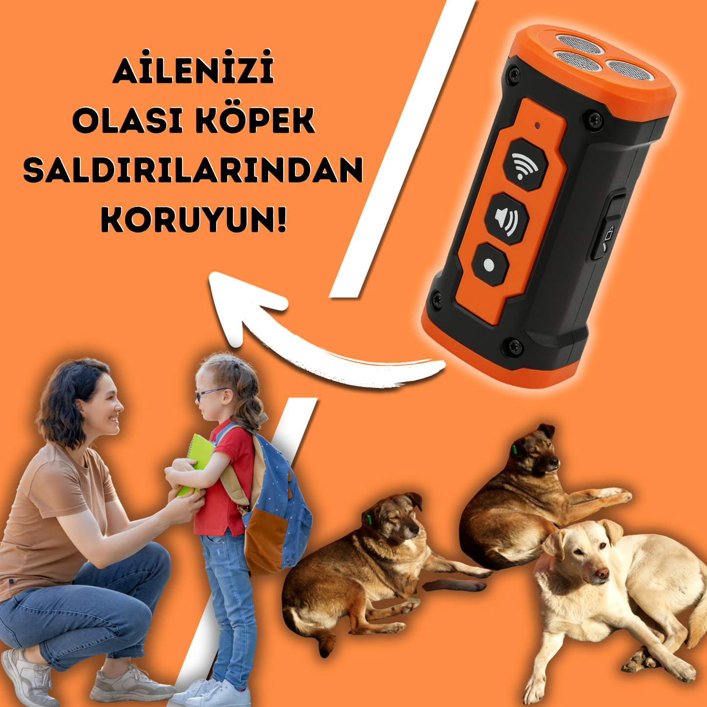 Ultrasonik Köpek Kovucu ve Eğitici NPS Alpha Pro