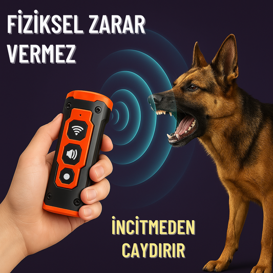 Ultrasonik Köpek Kovucu ve Eğitici Cihaz